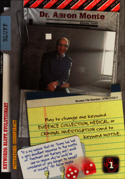 Card XF96-0102v1 - Dr. Aaron Monte