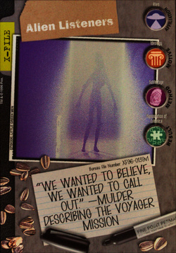 Card XF96-0139v1 - Alien Listeners