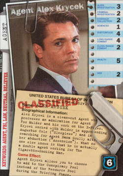 Card XF96-0162v1 - Agent Alex Krycek