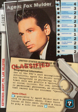Card XF96-0163v1 - Agent Fox Mulder
