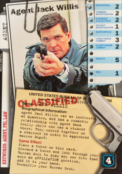 Card XF96-0167v1 - Agent Jack Willis