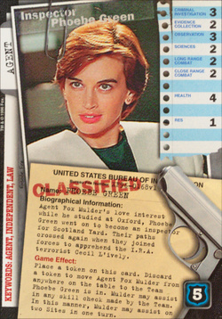 Card XF96-0168v1 - Inspector Phoebe Green
