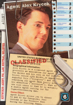 Card XF96-0170v1 - Agent Alex Krycek