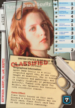 Card XF96-0172v1 - Agent Dana Scully