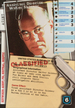 Card XF96-0174v1 - Assistant Director Walter Skinner