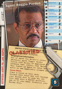 Card XF96-0179v1 - Agent Reggie Purdue