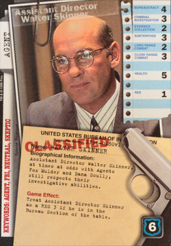 Card XF96-0180v1 - Assistant Director Walter Skinner