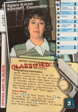 Card XF96-0183v1 - Agent Karen Kosseff, Counselor