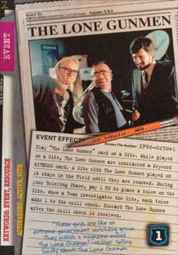 Card XF96-0270v1 - THE LONE GUNMEN