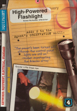 Card XF96-0319v1 - High-Powered Flashlight
