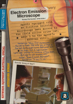Card XF96-0328v1 - Electron Emission Microscope
