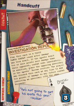 Card XF97-0032v2 - Handcuff