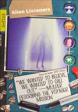 Card XF97-0139v2 - Alien Listeners