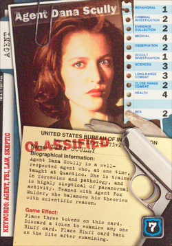 Card XF97-0173v2 - Agent Dana Scully