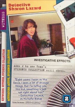 Card XF97-0195v2 - Detective Sharon Lazard