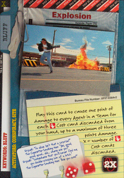 Card XF97-0364v2 - Explosion