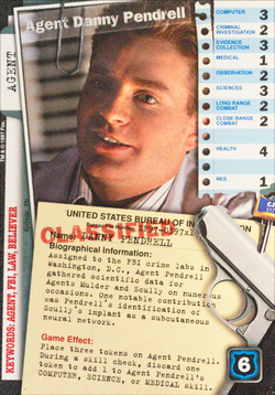 Card XF97-0397x1 - Agent Danny Pendrell