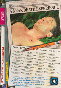 Card XF97-0451x1 - A NEAR DEATH EXPERIENCE