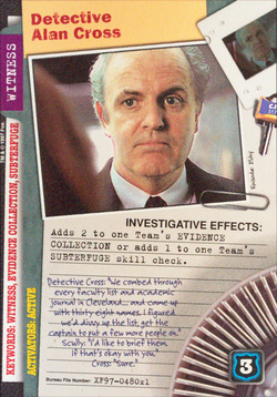 Card XF97-0480x1 - Detective Alan Cross