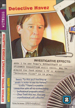 Card XF97-0482x1 - Detective Havez