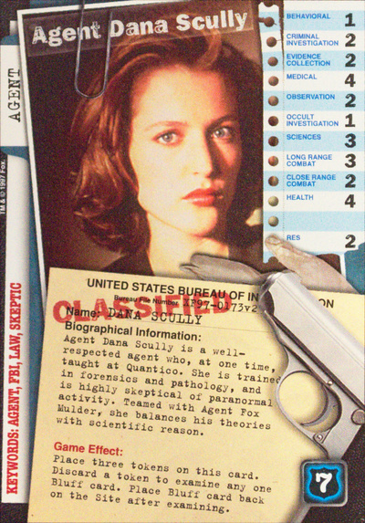 Card XF97-0173v2 - Agent Dana Scully