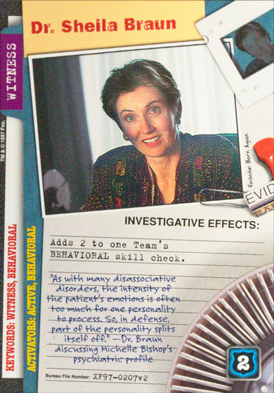 Card XF97-0207v2 - Dr. Sheila Braun